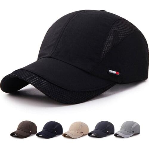Women Men Hat Curved Sun Visor Light Board Letter Mesh Baseball Cap Men Cap Outdoor Sun Hat Adjustable Sports Caps In Summer