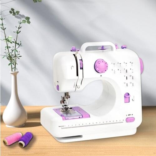 Household sewing machine small mini electric multifunctional sewing machine with overlock 505A