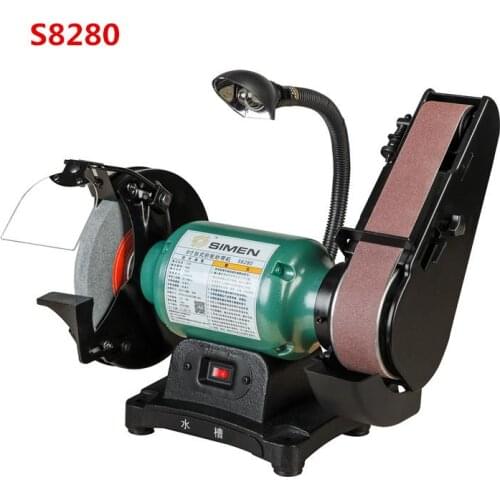 220V Electric Belt Sander Knife grinding machine Polisher 2850RPM 750W 8 inch S8280 brand new
