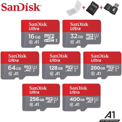 2019 SanDisk Memory Card 400G 256GB 200GB 128GB 64GB 32GB microSDHC/SDXC UHS-I micro SD card 16GB 98MB/s TF Card For Smartphone