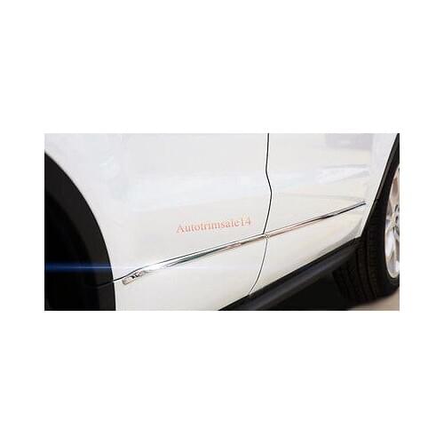 For Land Rover Range Rover Evoque 2011-2016 4*ABS Side Body Molding Cover Trim