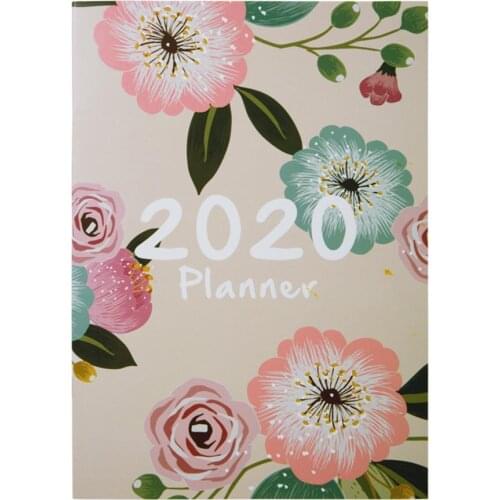 Agendas 2020 Planner Organizer A4 Notebook and Journals Days Note Writing Schedule DIY 365 Kawaii Weekly Book Book Monthly W1C7