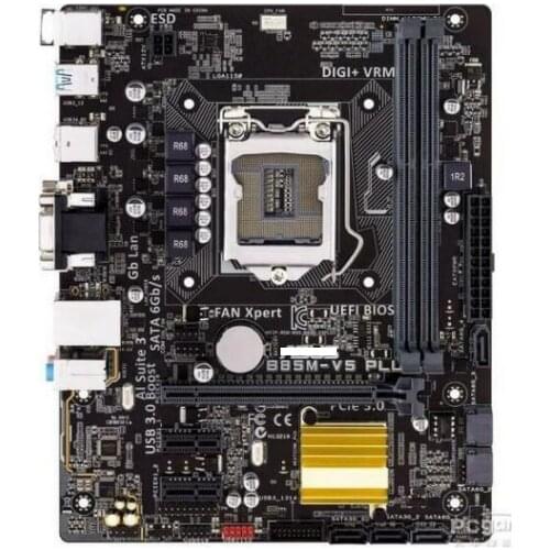 Original motherboard for ASUS B85M-V PLUS LGA 1150 DDR3 16G USB2.0 USB3.0 for I3 I5 I7 CPU B85 USED Desktop motherboard