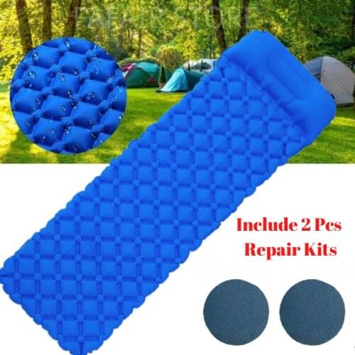 Outdoor inflatable mattress, ultra light diamond camping mat, mountaineering air cushion, portable sleeping mat, waterproof and