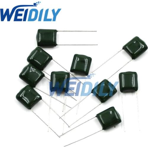 50PCS Polyester film capacitor 100V 1nF 1.5nF 2.2nF 100nF 2A471J 2A102J 2A152J 2A222J 2A392J 2A332J 2A472J 2A103J 2A473J 2A104J