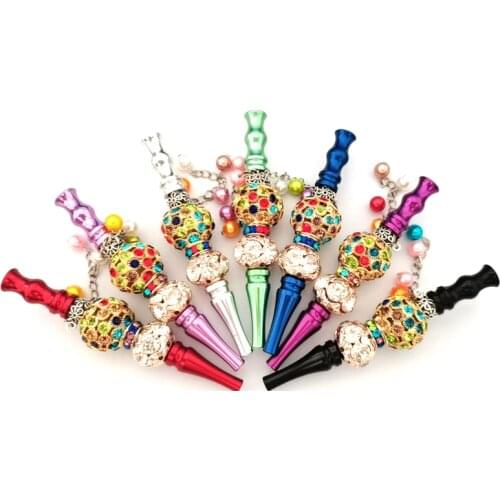 Hot selling animal design fashion metal Hookah mouthpiece tips bling blunt holder