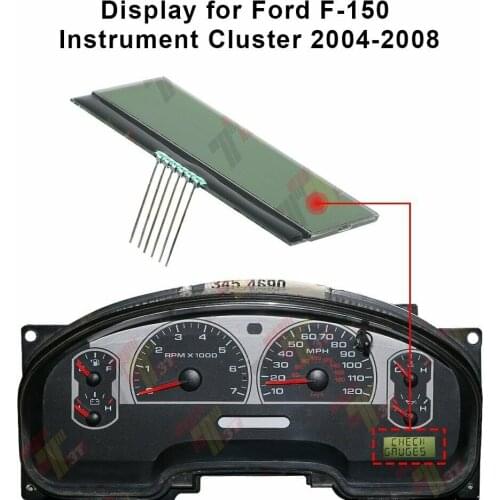 Dashboard Pixel LCD Repair Display for Ford F150 F-150 Speedometer Instrument Cluster 2004-2008