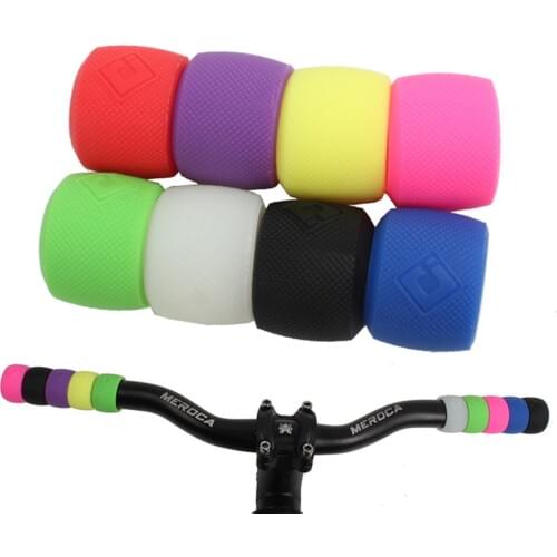 Folding Bike MTB Mountain Bar Sliding Balance Bike Bicycle Handle Handlebar Silicone Rings Grip Color