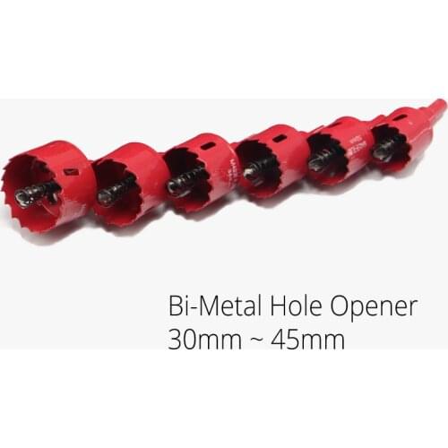 1 PCS 30mm to 45mm Bi-Metal Hole Opener Gypsum Board Plastic Iron Plate Metal Woodworking Drill Bit