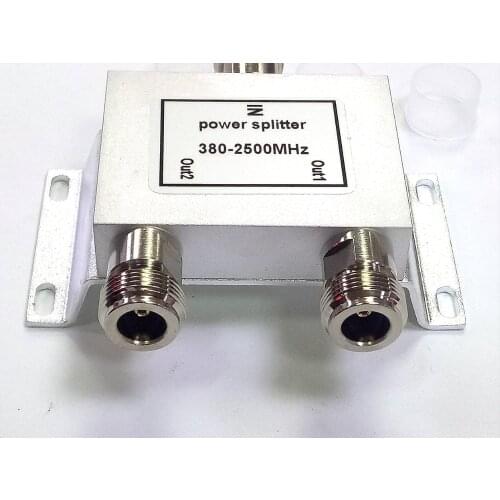 1PCS 380-2500MHz N Female Adapter TO 2-Way Power Splitter New