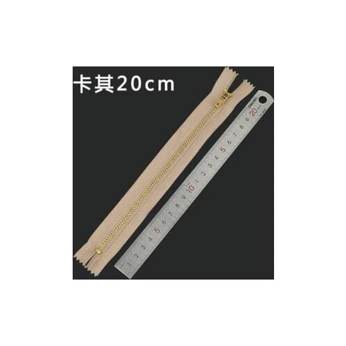 A21 Sewing supplies Real copper zipper Navy black jeans / casual pants metal copper zipper pants placket metal iron zipper