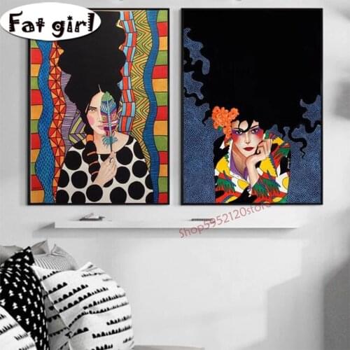 Diamond painting 5d diy Abstract artistic beauty picture Cross stitch embroidery Mosaic Square round drill Art wall stickers