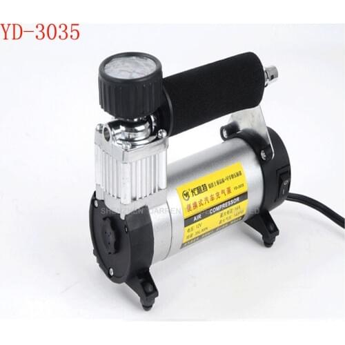 2PC YD-3035 Portable Super Flow 12V 140PSI Auto Tire Inflator / Car Air Pump Car Pumps Car Air Compressor 12V