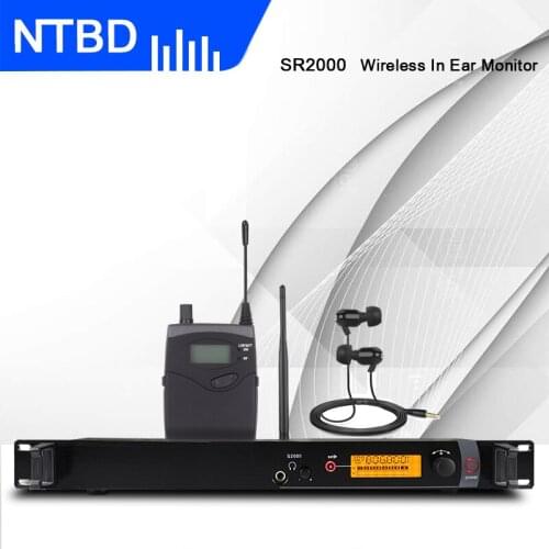 NTBD Stage Performance Sound Broadcast SR2000 Professional Wireless In Ear-Monitor System Single Transmitter Original Sound