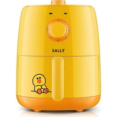 220V 2.6L Household Electric Food Fryer Multifunctional Oil-free French Fries Maker Yellow/Brown Color Available Air Fryer