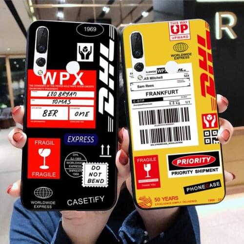 DHL Express 50th Anniversary Edition Label Customer HighQuality Phone Case for Huawei Honor 30 20 10 9 8 8x 8c v30 Lite view pro