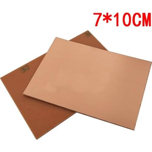 Fr4 Pcb 7x10cm 7*10 Single Side Copper Clad Plate Diy Pcb Kit Laminate Circuit Board