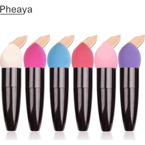 Sponge Bevel Shape Handle Cosmetic Puff Beauty Pen Face Makeup Foundation Concealer Professional Cosmetic makeup Tool