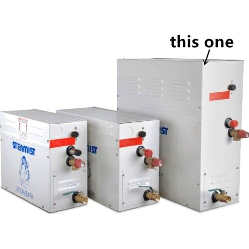 12KW STEAM GENERATOR CONTROLLER with TEMP TIMING AUTODRAIN brand new rh