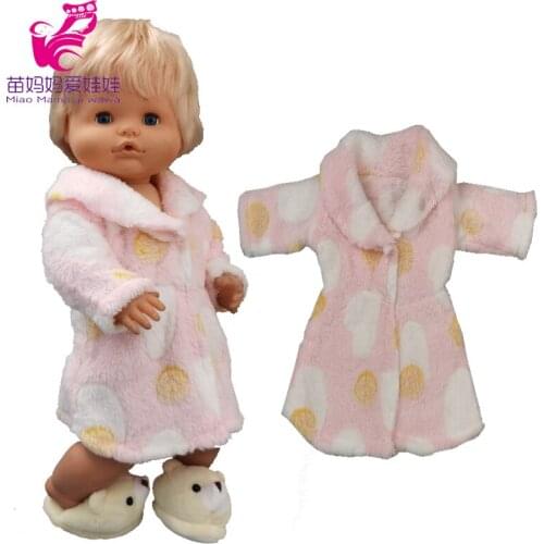 Baby doll sleepwear for 40cm Nenuco Ropa y su Hermanita toys doll clothes slippers