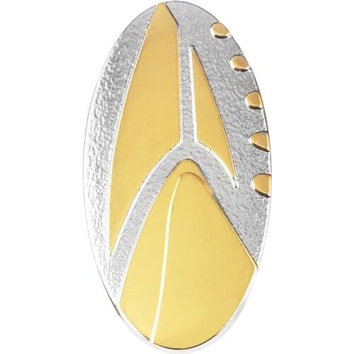 Movie Star Trek Discovery 3 Fleet Admiral Charles Vance Cosplay Costume Metal Badge Pin Alloy Brooch Props Halloween Gift