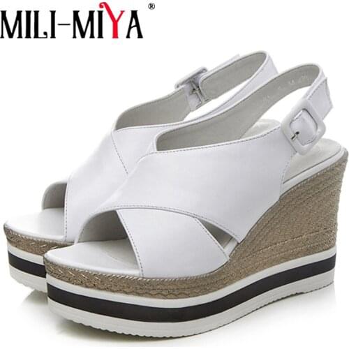 MILI-MIYA Women's Shoes With A Strap