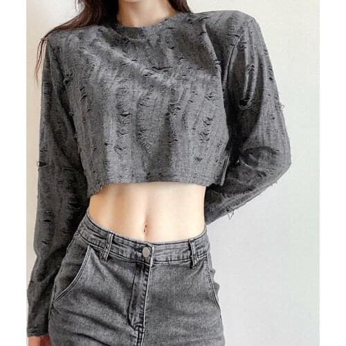 Женские базовые футболки Miss Thalia China At AliExpress