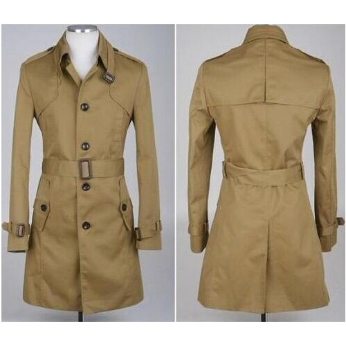 Business 2020 new designer slim sexy trench coat men single breasted overcoat long sleeve mens clothing business outerwear 9XL