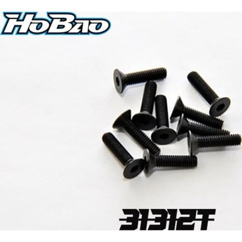 Original OFNA/HOBAO RACING 31312T M3 X 12 Hex Socket Countersunk Tapping Screws For HYPER 8SC NITRO Short Truck
