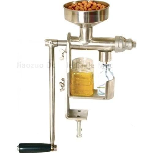 Wholesale Price Manual Rape Seed Soybean Oil Press Machine Household Hand Oil Extractor Peanut Nuts Seeds Oil Press Extractor