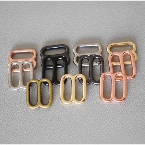 100 Pcs/Lot Silver Adjuster Slider for 15mm Webbing DIY Straps Bags Belts Dog Collar Accessories High Quality Plated Metal