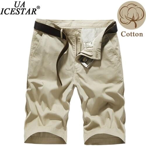 Solid Color Summer Cotton Shorts Men Brand 2021 New Fashion Casual Shorts Sport Breathable Loose Large Size Clothing Men Shorts