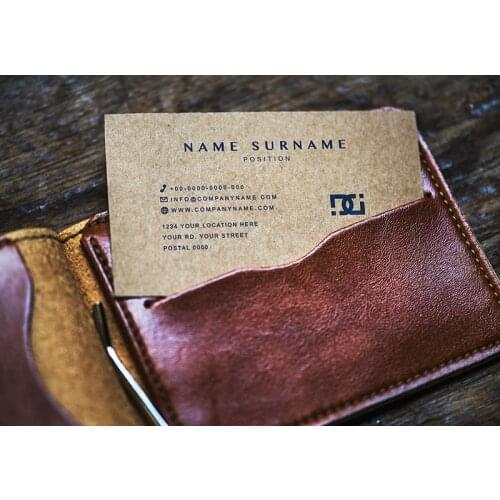 500Pcs Kraft paper Business cards custom calling-card