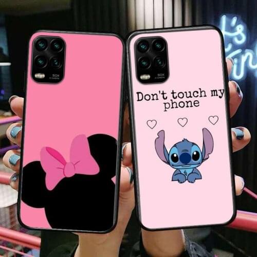 Phone protect case soft quality cartoon Phone Case For XiaoMi Redmi Note 10 9 9S 8 7 6 5 A Pro T Y1 Black Cover Silicone Back Pr
