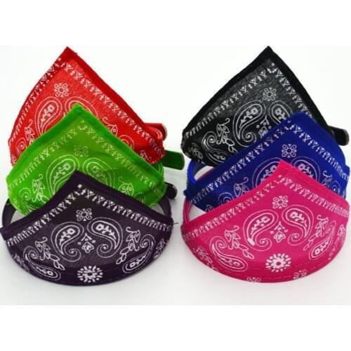 1 Pcs Pet Soft Pet Cat Collar Adjustable Pet Cat Scarf Collars Neckerchief Necklace trigon Pet accessories Adjustable Small Dog