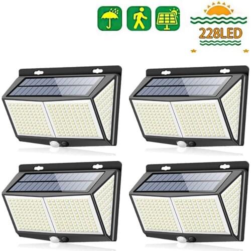 3 Modes 468LED Solar Light Outdoor Motion Sensor Solar Wall Lights Waterproof Street Lamp For Garden Decor Spotlight