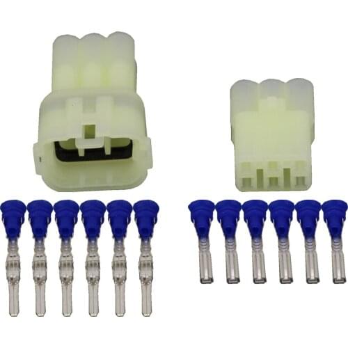 6 Pin DJ7065F-2.2-11/21 Sealed Male and Female Connector Sensor Auto Connector Used