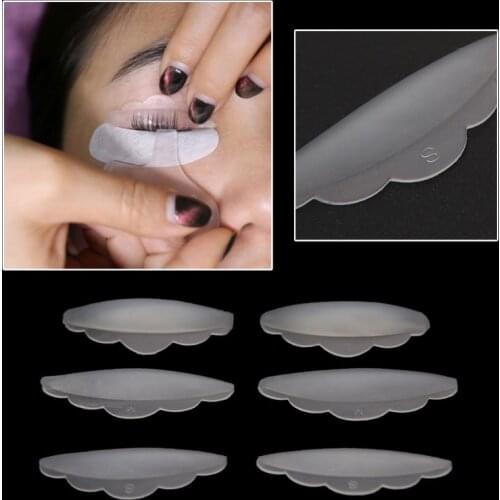 6pcs Eyelash Lift Lifting Curlers Curl Silicone Eye Lash Extension Shields Pads
