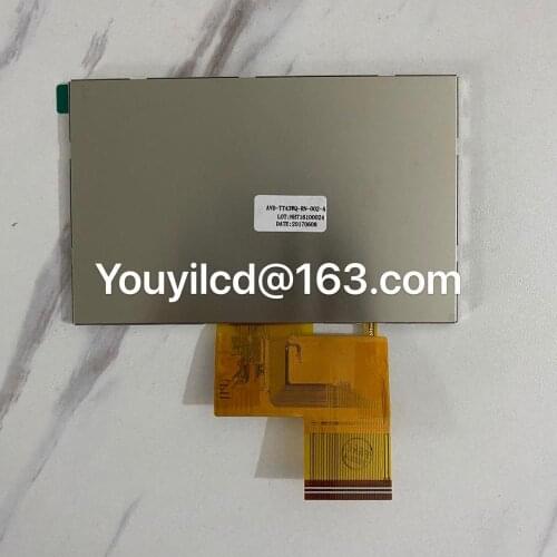 AVD-TT43WQ-RN-002-A FPC-AVD-TT43WQ-RN-002 4.3inch 45pin lcd screen display panel with touch screen touch panel 100% test
