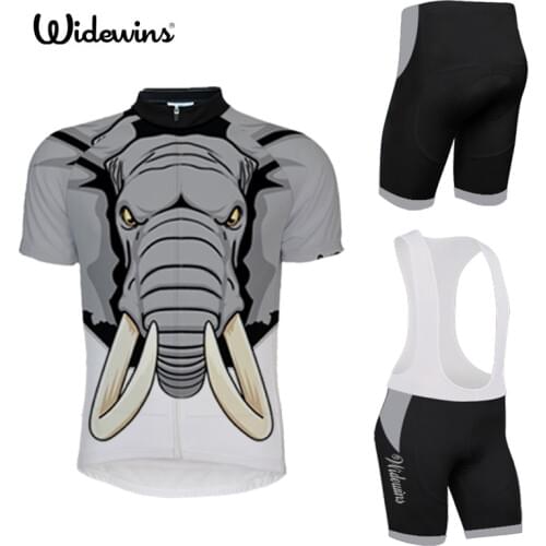 Big elephant Skull Mens Cycling Jerseys Bike Sports Short Sleeves Ropa Ciclismo MTB Jerseys Shirts Bicycle Clothing Tops 5116