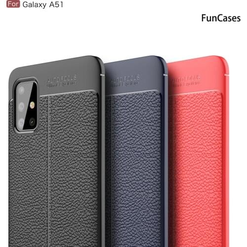 Mobile Telephone Case For Galaxy A20 Cool Lychee Cover Samsug A51 A70 M40S A60 A71 5G A50S A50 A40 A70S A30 A91 A90 A41 A81 A30S