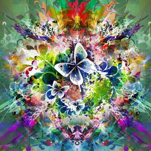 Dpsupr Full Square/Round Drill 5D DIY Diamond Painting "Butterfly" 3D Embroidery Moasic Cross Stitch 5D Decor Gift C78