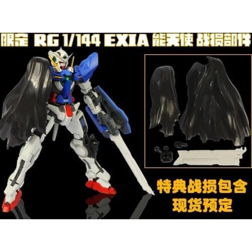 RG 1/144 EXIA War damaged version modified parts Action Figure Assemble Model Toys