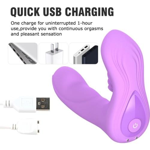 YEAIN Butterfly Dildo Vibrator Erotic Sex Toys Panties Heating Remote Vagina Vibration Clitoris Stimulator Panty Vibrator