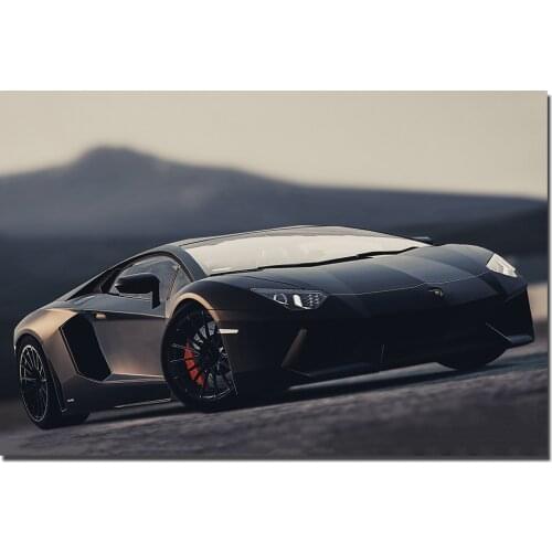 Lambo Aventador Supercar Poster Wall Art Vehicle Picture Canvas Prints Paintings for Living Room Decor
