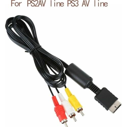 Copper HD To RCA Cable HD Male To 3RCA AV Composite Male M / M Connector Adapter Cable Cord Transmitter For Playstation PS1 PS2