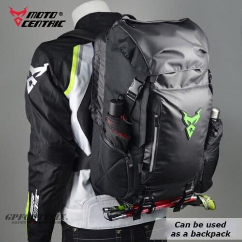 Motorcycle Rear Seat Saddle Bag Waterproof Super Capacity Motorcycle bag Multifunction Moto Riding Travel Backpack Helmet Bags