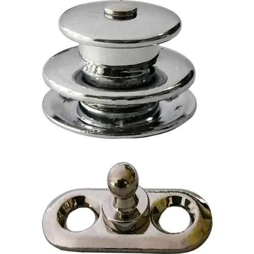 10PCS New Hot Snap Fastener Upper Part Lower Part Chrome Plated Brass Boat RV Canvas Canopies Boat Accessories Marine Parts