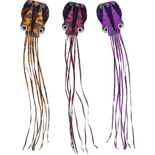 4m Software Octopus Single Line Flying Kite With Long Tail Kids Sports Beach Kite Playing Flying Toys Outdoor Garden Cloth Toys