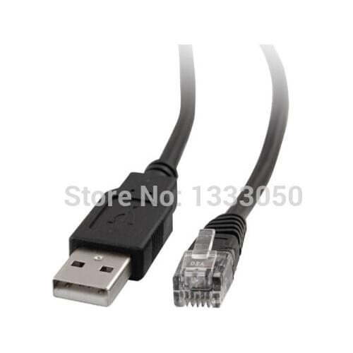 9.5 Ft USB to 6P6C Plug Industrial Adapter PLC Cable for Keyence KV 16 1000